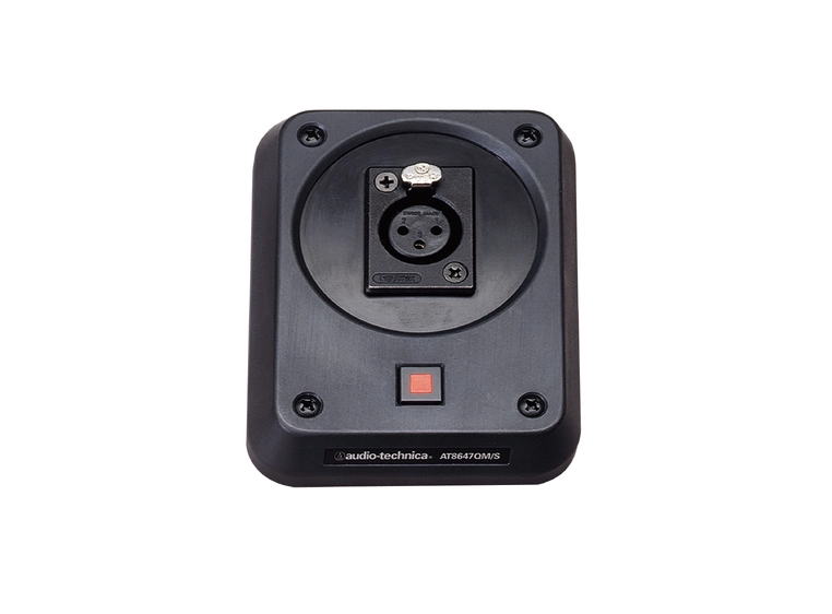 Audio-Technica AT-8647QM/S Shockmount plate med XLRF og bryter 